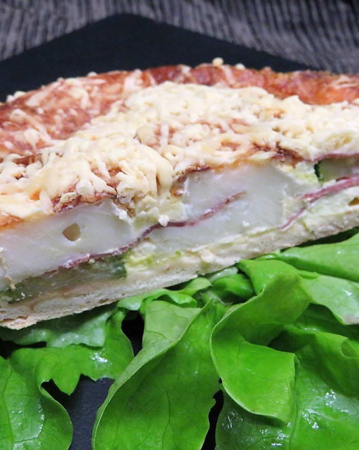 QUICHE CHEVRE/COURGETTE