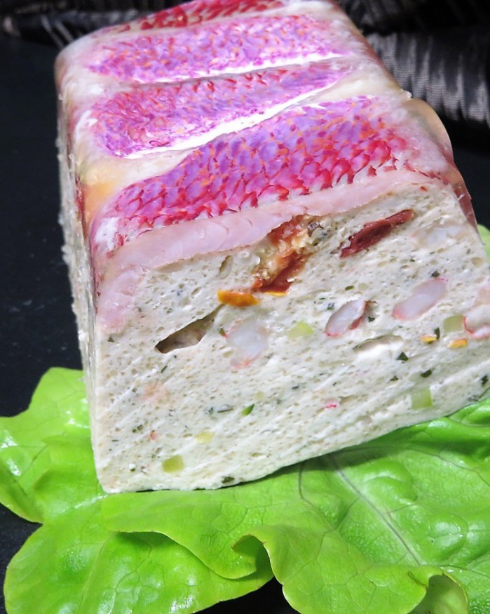 TERRINE DE POISSON SAUCE VERTE