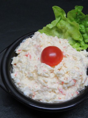 salade de crabe et surimi