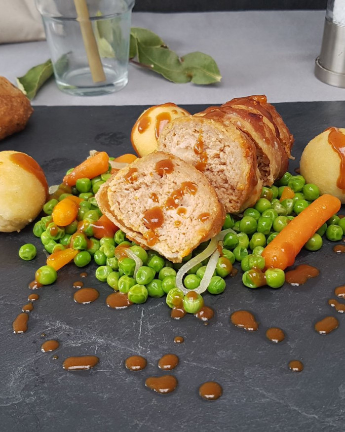 BUCHETTE DE POULET ET SA GARNITURE